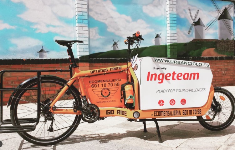 Bicicleta de reparto de ecomensajería de Urban Ciclo